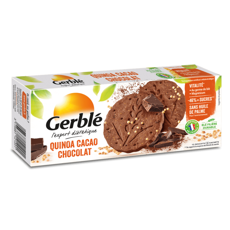 Biscuiti dietetici cu quinoa si cacao