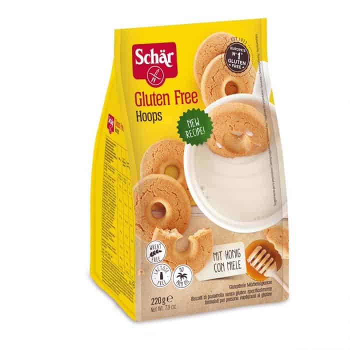 Biscuiti din aluat fraged fara gluten Hoops