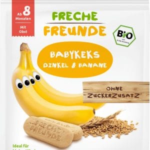 Biscuiti din spelta cu banane fara zahar Bio