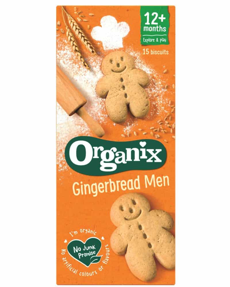 Biscuiti eco cu ghimbir +12 luni, 135g, Organix 1 Biscuiti eco cu ghimbir +12 luni