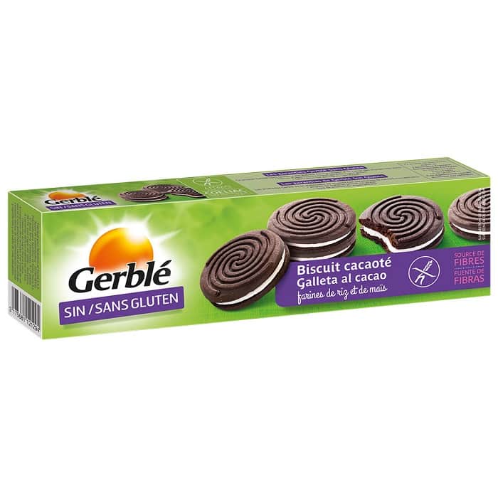 Biscuiti fara gluten cu cacao umpluti cu crema de vanilie