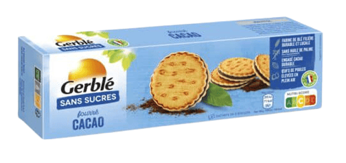 Biscuiti sandwish cu crema de ciocolata