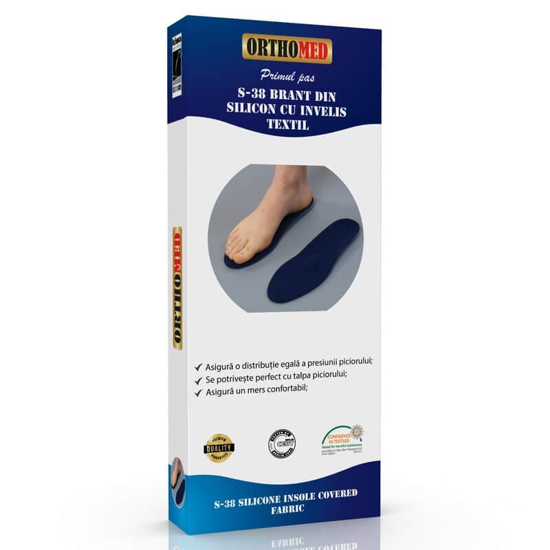 Brant din silicon cu invelis textil Marimea L