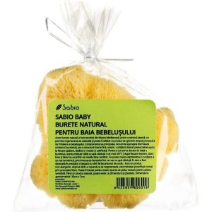 Burete natural pentru baia bebelusului