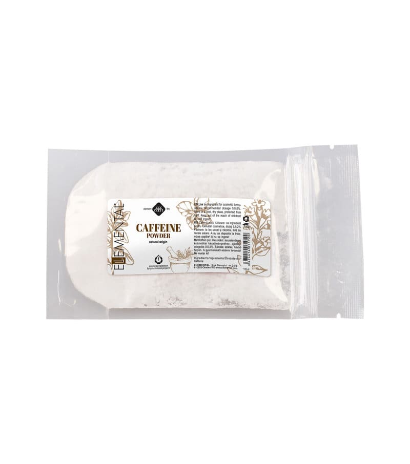 Cafeina pura, 10g, Ellemental 1 Cafeina pura