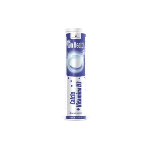 Calciu+Vitamina D3 Sun Health