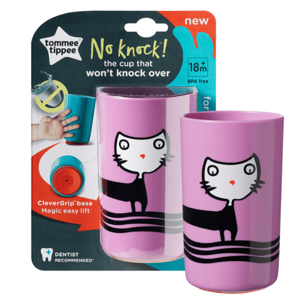 Cana NoKnock Large Pisica Roz