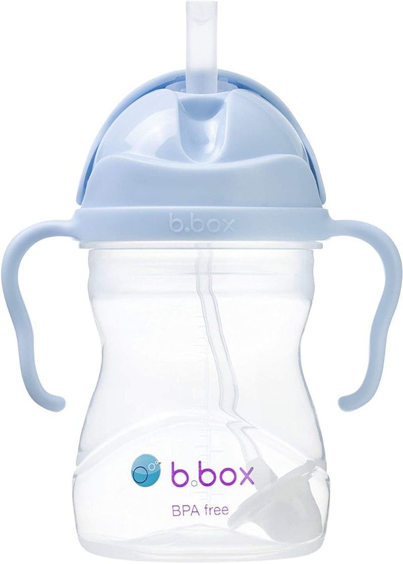 Cana cu pai 6+ luni Bleu Bubblegum, 240ml, Bbox 1 Cana cu pai 6+ luni Bleu Bubblegum