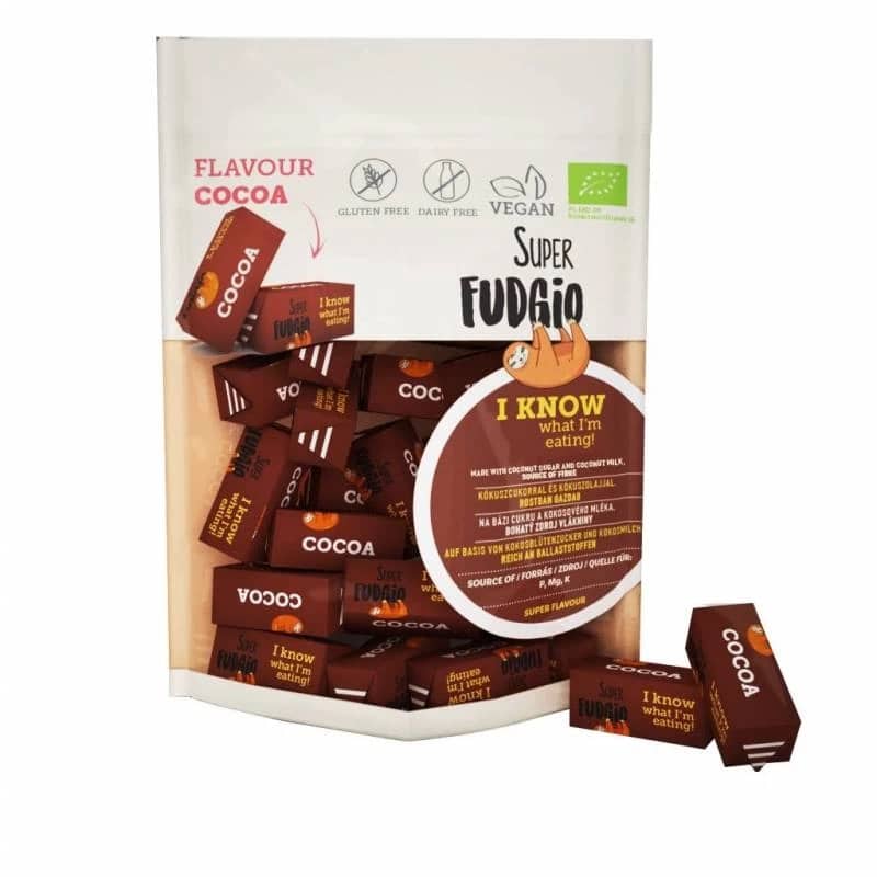 Caramele bio cu aroma de cacao fara gluten