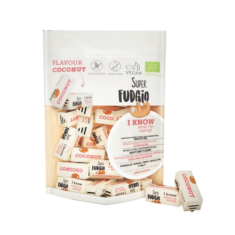 Caramele bio cu aroma de cocos fara gluten