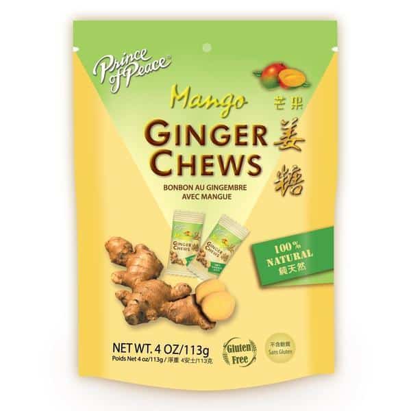 Caramele cu ghimbir si aroma de mango