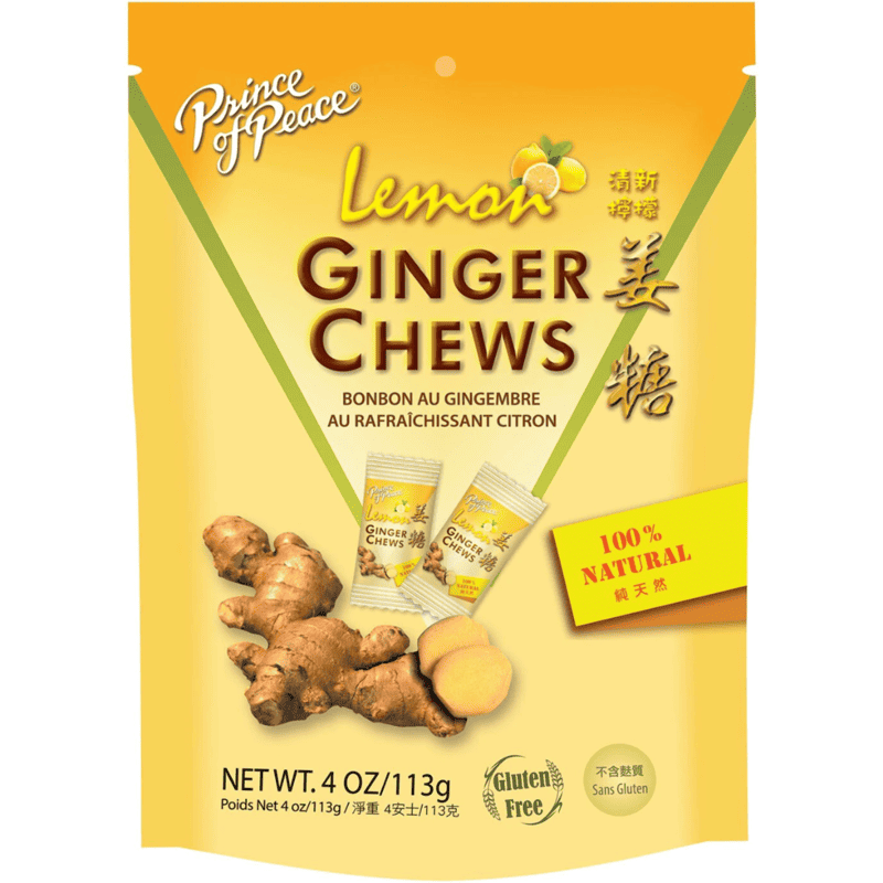Caramele naturale cu ghimbir si aroma de lamaie