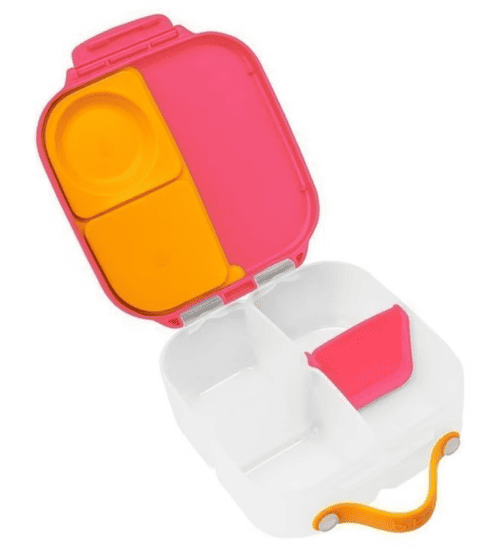 Caserola compartimentata Roz Mini Lunchbox 1L, 1 bucata, Bbox 1 Caserola compartimentata Roz Mini Lunchbox 1L