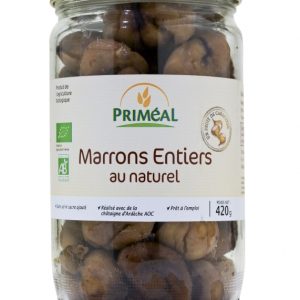 Castane intregi suc propriu 420g - PRIMEAL