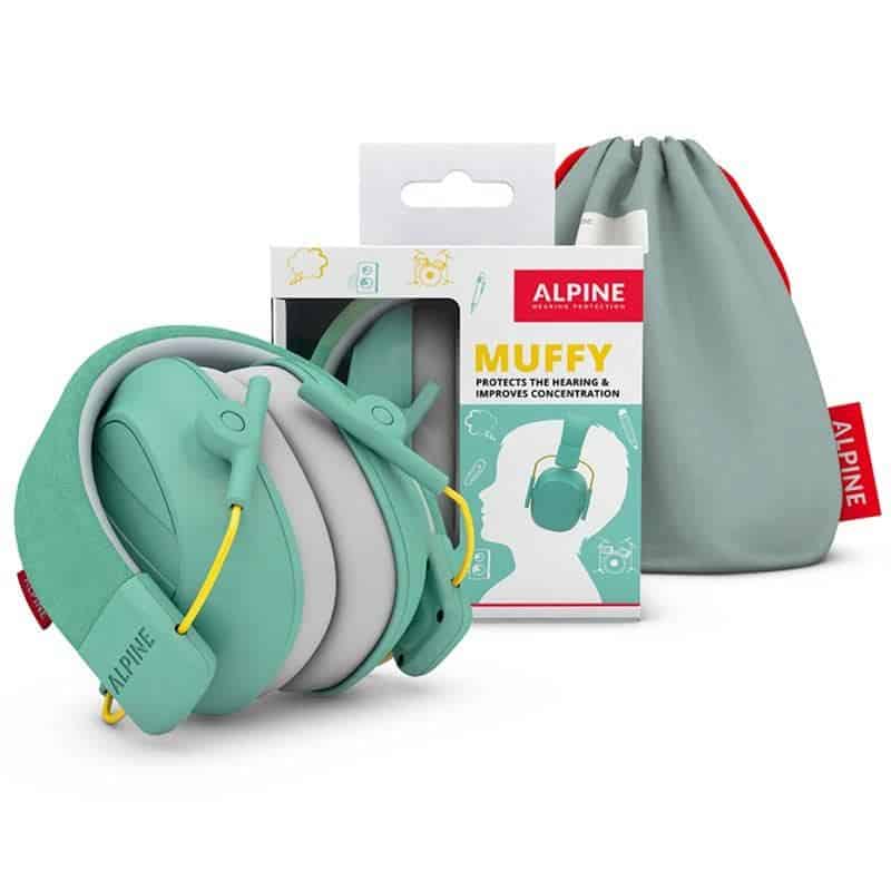 Casti antifonice pliabile pentru copii de la 5-16 ani SNR 25 Muffy Kids Mint ALP26474, 1 bucata, Alpine 1 Casti antifonice pliabile pentru copii de la 5-16 ani SNR 25 Muffy Kids Mint ALP26474