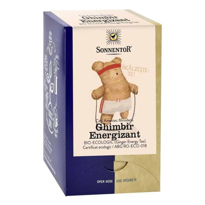 Ceai Bio Ghimbir Energizant