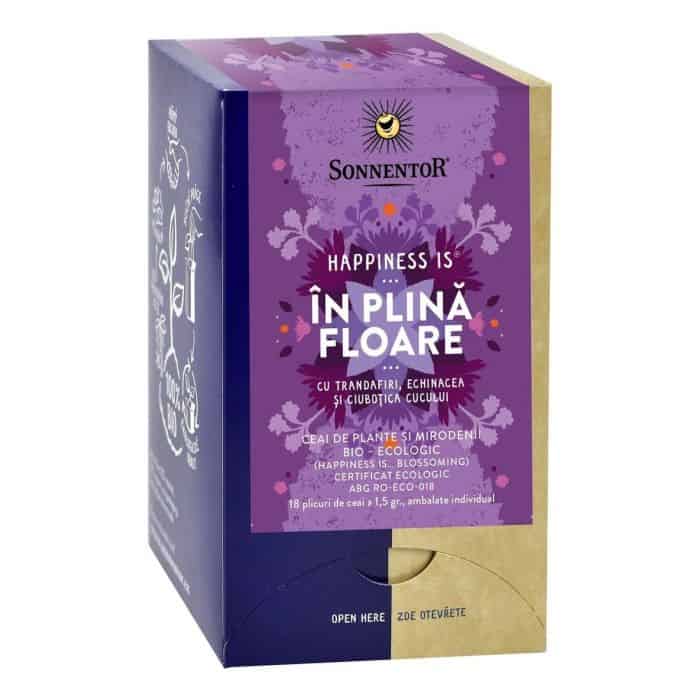 Ceai Bio Happiness In Plina Floare