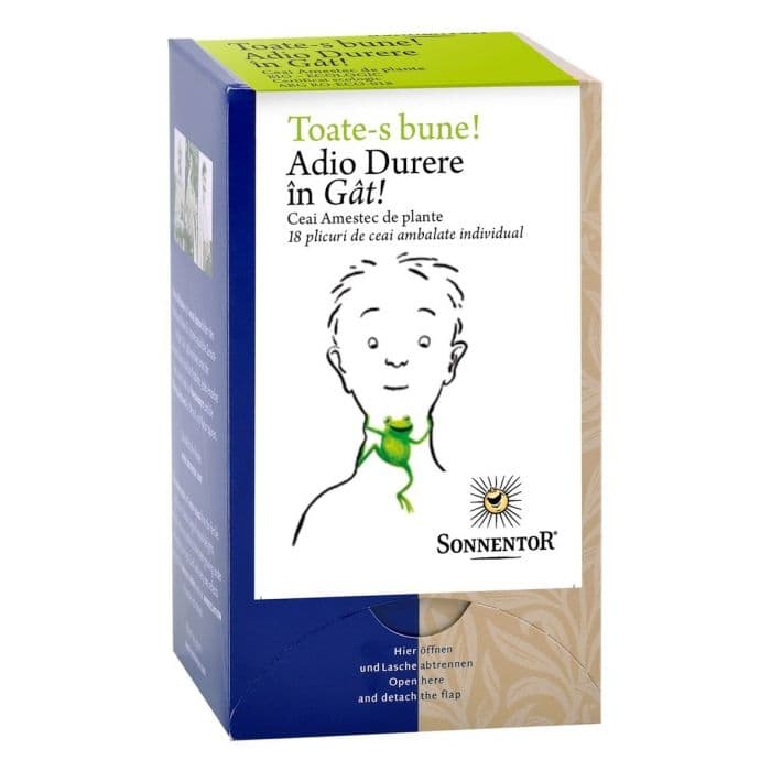 Ceai Bio Toate-s bune-Adio durere in gat!