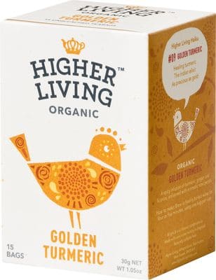 Ceai Golden Turmeric Bio, 15 plicuri, Higher Living 1 Ceai Golden Turmeric Bio