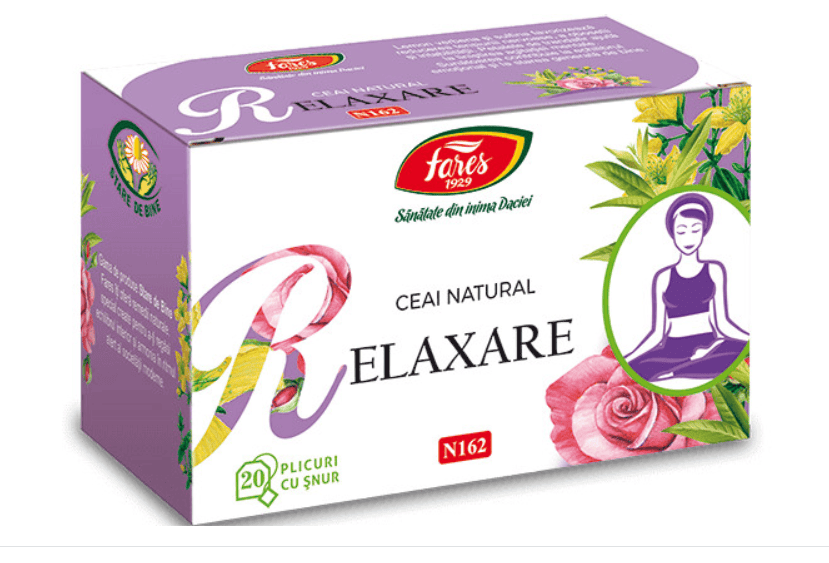 Ceai Relaxare, 20 plicuri, Fares 1 Ceai Relaxare