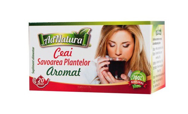 Ceai Savoarea plantelor aromat, 20 plicuri, AdNatura 1 Ceai Savoarea plantelor aromat