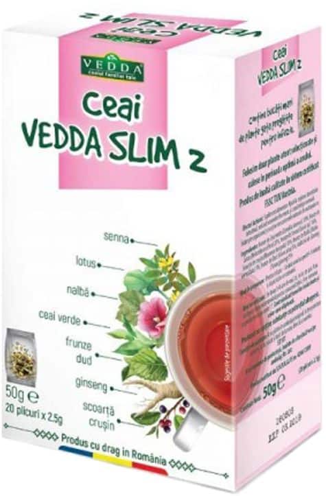 Ceai Slim2, 20 plicuri, Vedda 1 Ceai Slim2