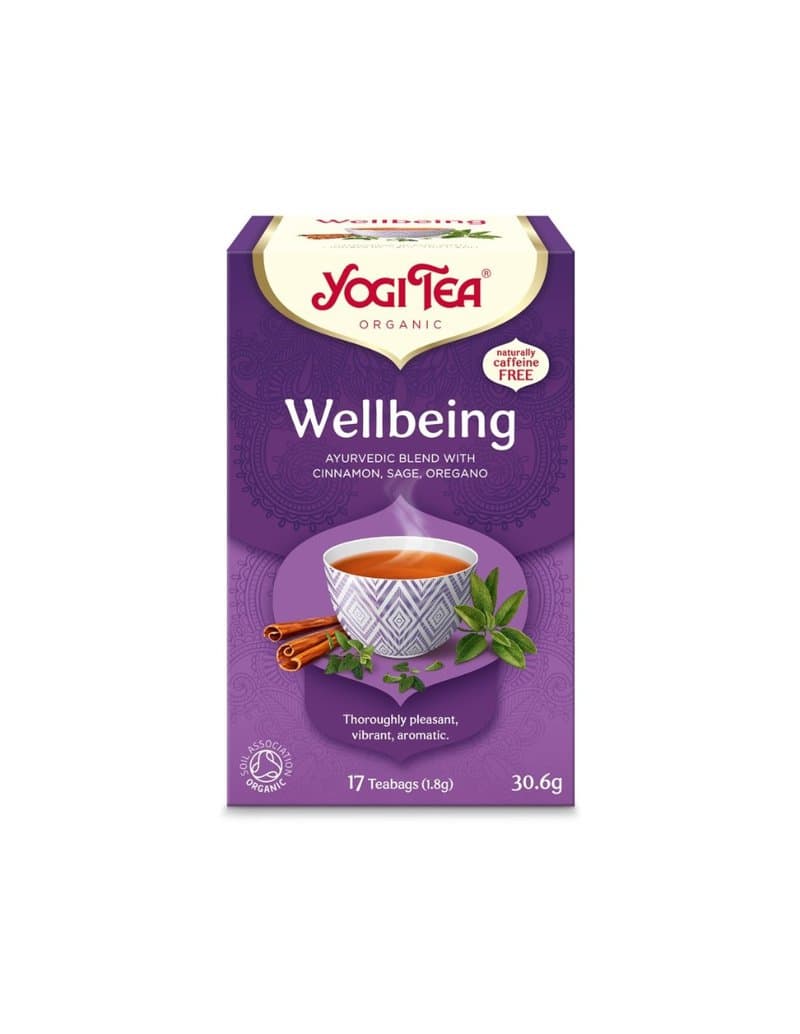 Ceai Wellbeing mereu tanar, 17 plicuri, Yogi Tea 1 Ceai Wellbeing mereu tanar