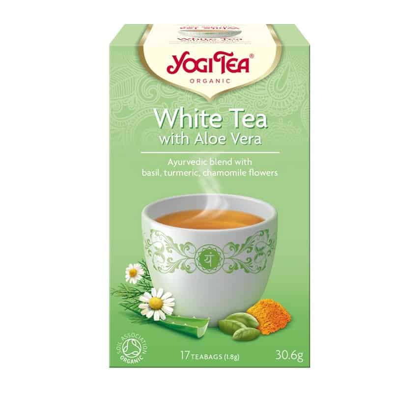 Ceai alb cu aloe vera