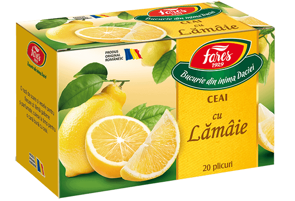 Ceai cu lamaie, 20 plicuri, Fares 1 Ceai cu lamaie