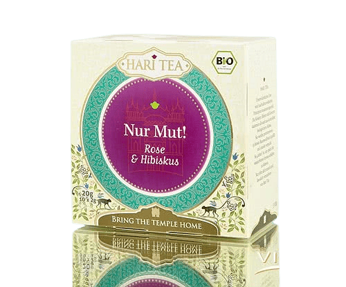 Ceai cu trandafiri si hibiscus bio Face the Moment, 10 plicuri, Hari Tea 1 Ceai cu trandafiri si hibiscus bio Face the Moment