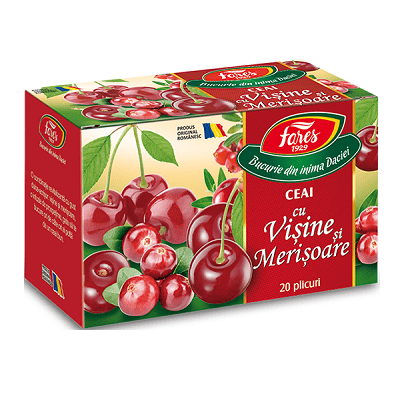 Ceai cu visine si merisoare