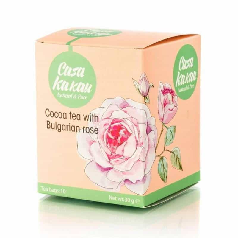 Ceai de cacao cu trandafir bulgaresc