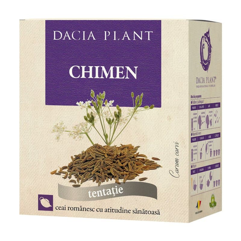 Ceai de Chimen 100g Dacia Plant - Beneficii și Utilizare 1 Ceai de chimen, 100g, Dacia Plant