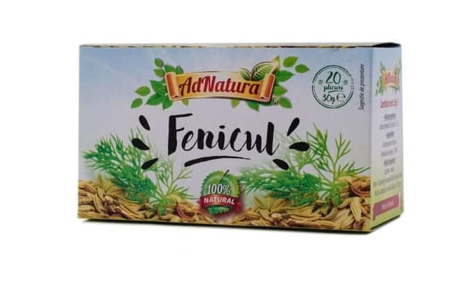 Ceai de fenicul, 20 plicuri, AdNatura 1 Ceai de fenicul