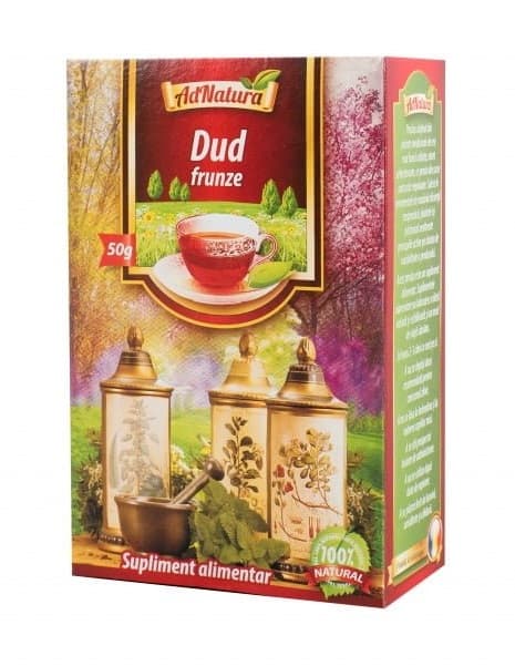 Ceai de frunze de dud, 50g, AdNatura 1 Ceai de frunze de dud