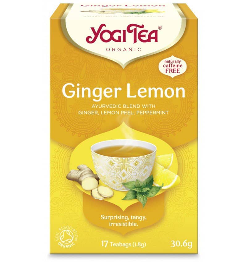 Ceai de ghimbir cu lamaie, 17 plicuri, Yogi Tea 1 Ceai de ghimbir cu lamaie