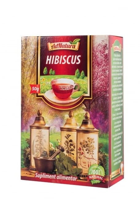 Ceai de hibiscus flori, 50g, AdNatura 1 Ceai de hibiscus flori
