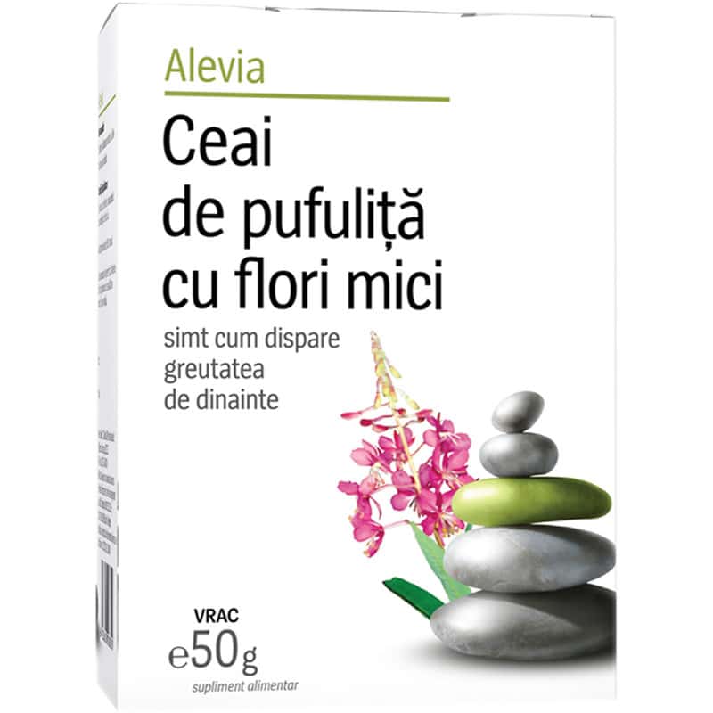 Ceai de pufulita cu flori mici