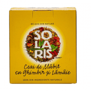 Ceai de slabit cu ghimbir si lamaie