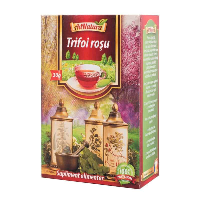 Ceai de trifoi rosu flori