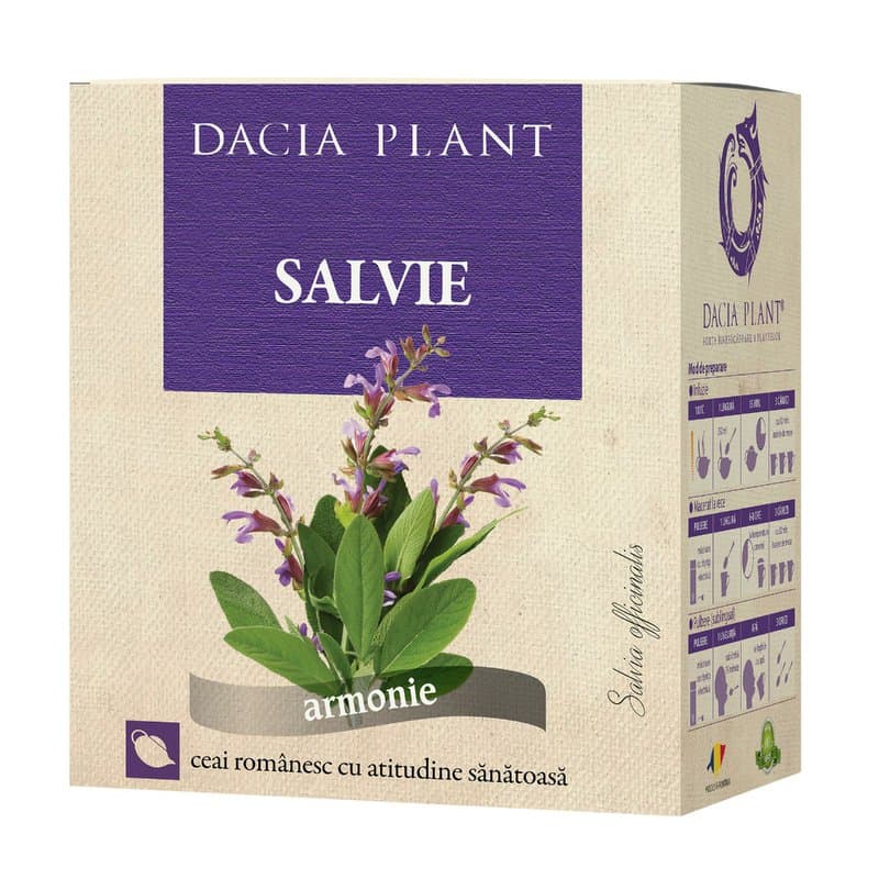 Ceai din frunze de salvie