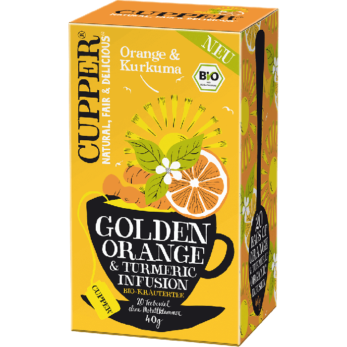 Ceai eco infuzie de portocale si turmeric