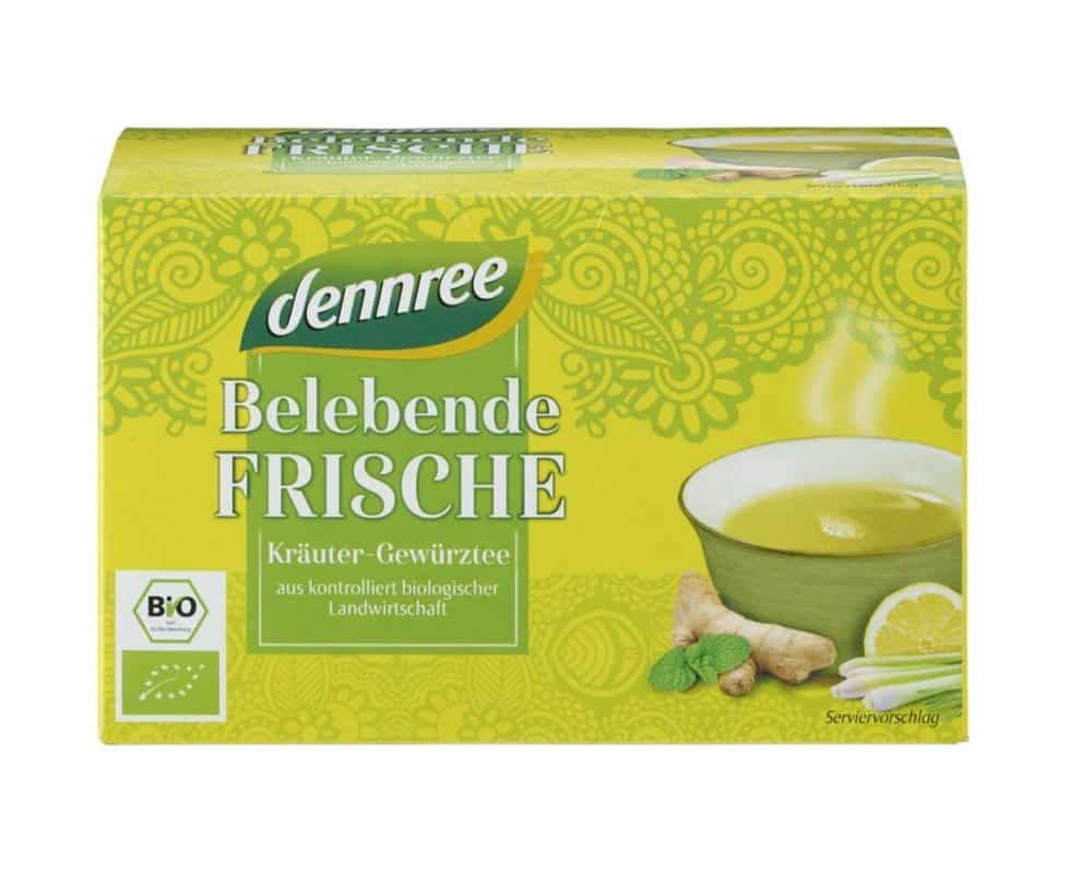 Ceai eco proaspat si revigorant 20 plicuri, 40g, Dennree 1 Ceai eco proaspat si revigorant 20 plicuri