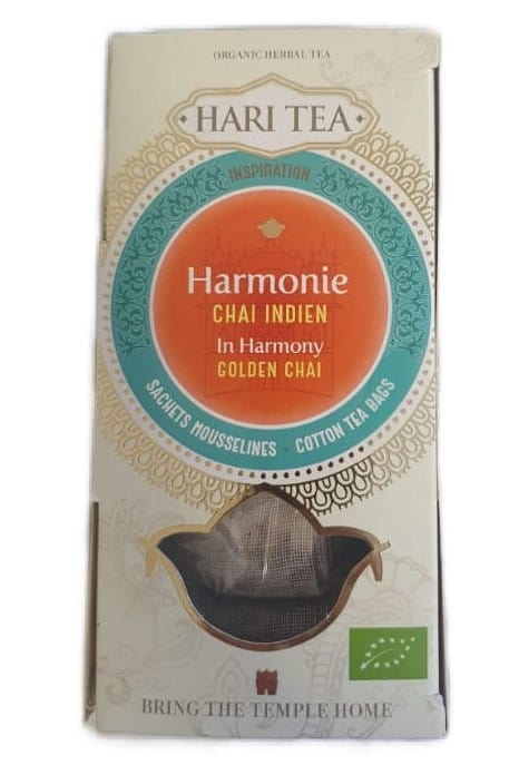 Ceai golden chai bio In Harmony, 10 plicuri, Hari Tea 1 Ceai golden chai bio In Harmony
