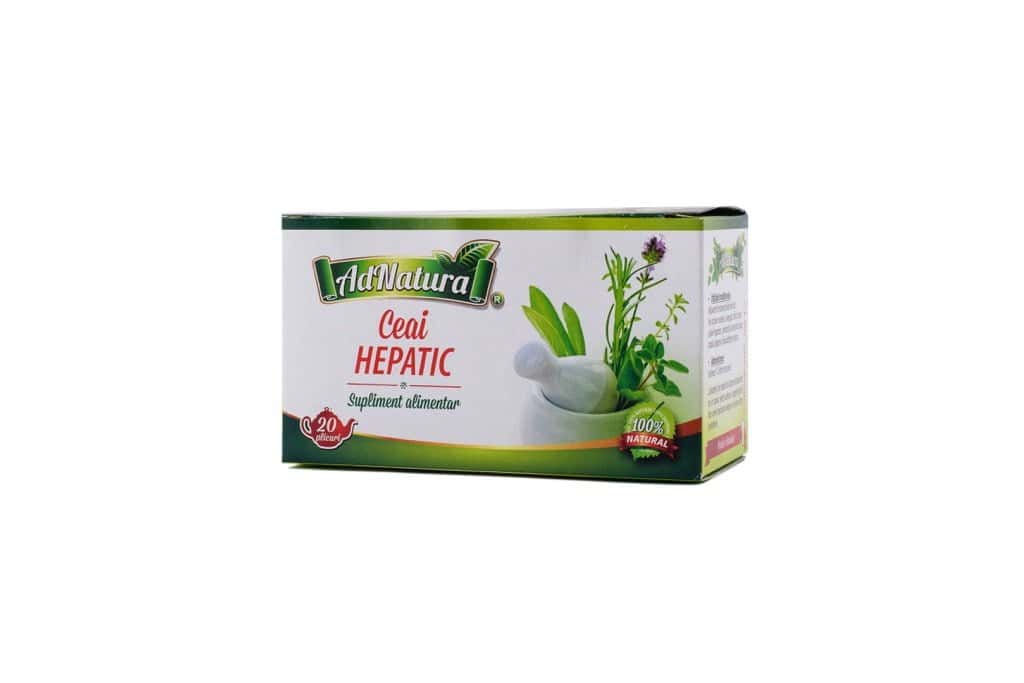 Ceai hepatic, 20 plicuri, AdNatura 1 Ceai hepatic