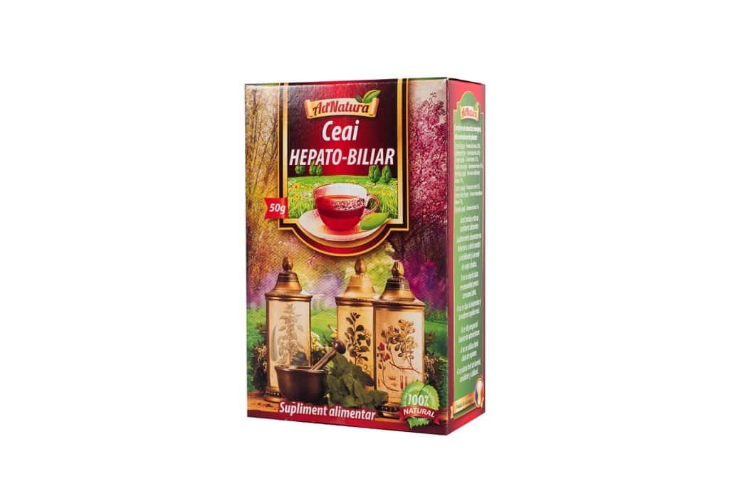Ceai hepato-biliar, 50g, AdNatura 1 Ceai hepato-biliar