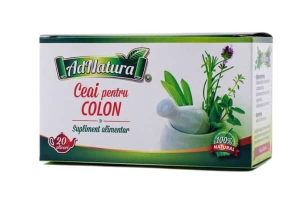 Ceai pentru colon, 20 plicuri, AdNatura 1 Ceai pentru colon