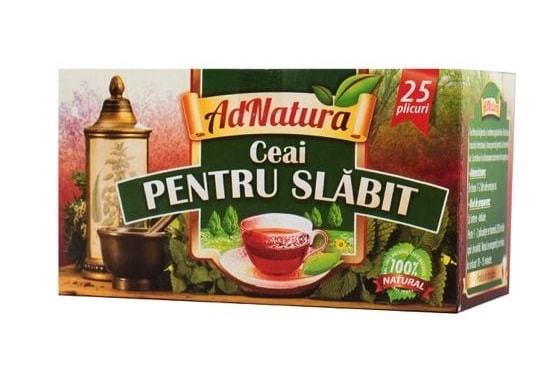 Ceai pentru slabit, 25 plicuri, AdNatura 1 Ceai pentru slabit