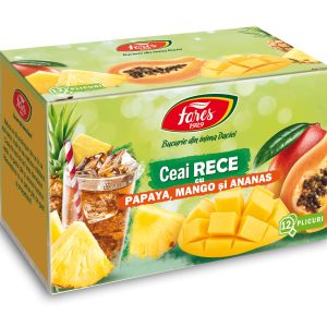 Ceai rece cu papaya mango si ananas