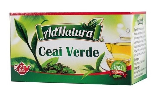 Ceai verde, 25 plicuri, AdNatura 1 Ceai verde